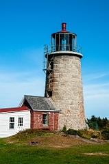 Stone Tower of Monhegan Island Light